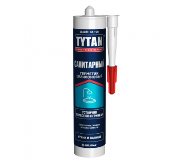 Герметик силиконовый санитарный Tytan Professional 280 мл белый